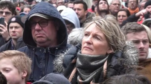 Varios centenares de personas piden liberar al belga condenado en Irán