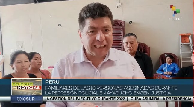Familiares de víctimas de las represiones en Perú exigen justicia