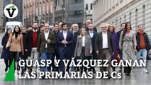 Vázquez y Guasp, la lista de Arrimadas, ganan las primarias de Cs con más del 50% de los votos