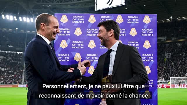 Juventus - Allegri : Les résultats et le travail qu'a fait Agnelli parlent pour lui