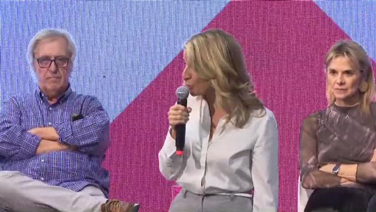Yolanda Díaz: "En España hay un gran representante del neoliberalismo, es gallego, se llama Feijóo y solo habla de bajar impuestos"