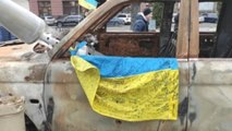 Vehículos usados de Occidente tienen una segunda vida en el frente ucraniano