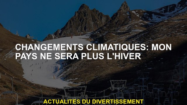 Changement climatique: mon pays ne sera plus l'hiver