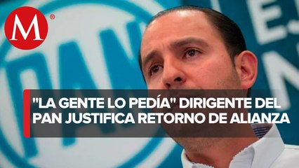 "Gente pedía alianza Va por México", dice Presidente Nacional de PAN