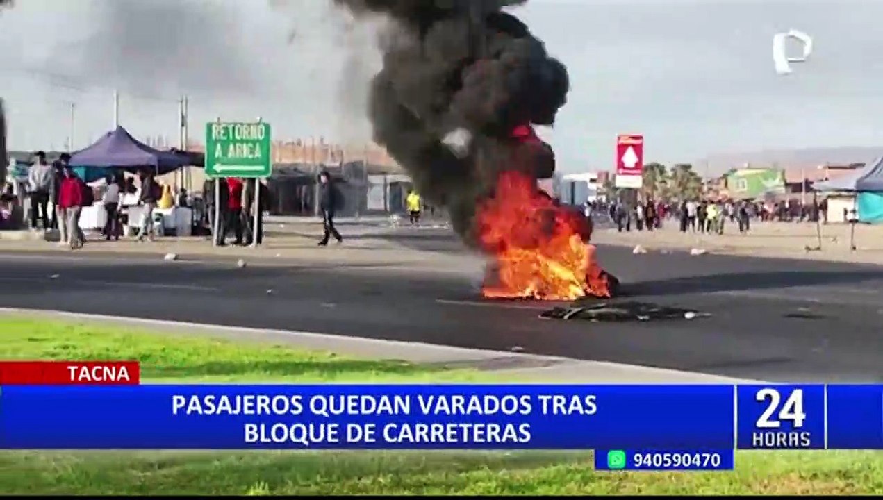 Se intensifican protestas en Tacna: atacan comisarías, queman peajes y bloquean vías