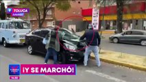 VIDEO: Ladrón escapa tras robo frustrado en Toluca