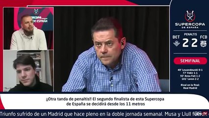 Así vivió Tomás Roncero la tanda de penaltis que clasificó al Barça