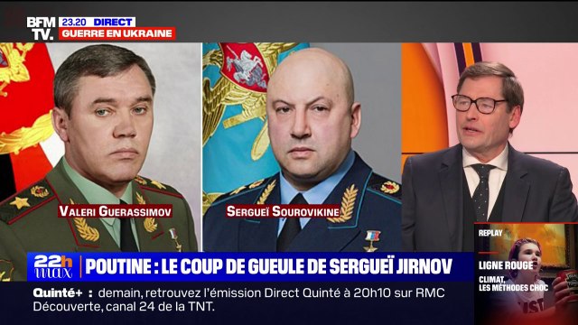 Sergueï Jirnov: Poutine a changé le caractère de la guerre en nommant le général Guerassimov commandant de l'offensive en Ukraine