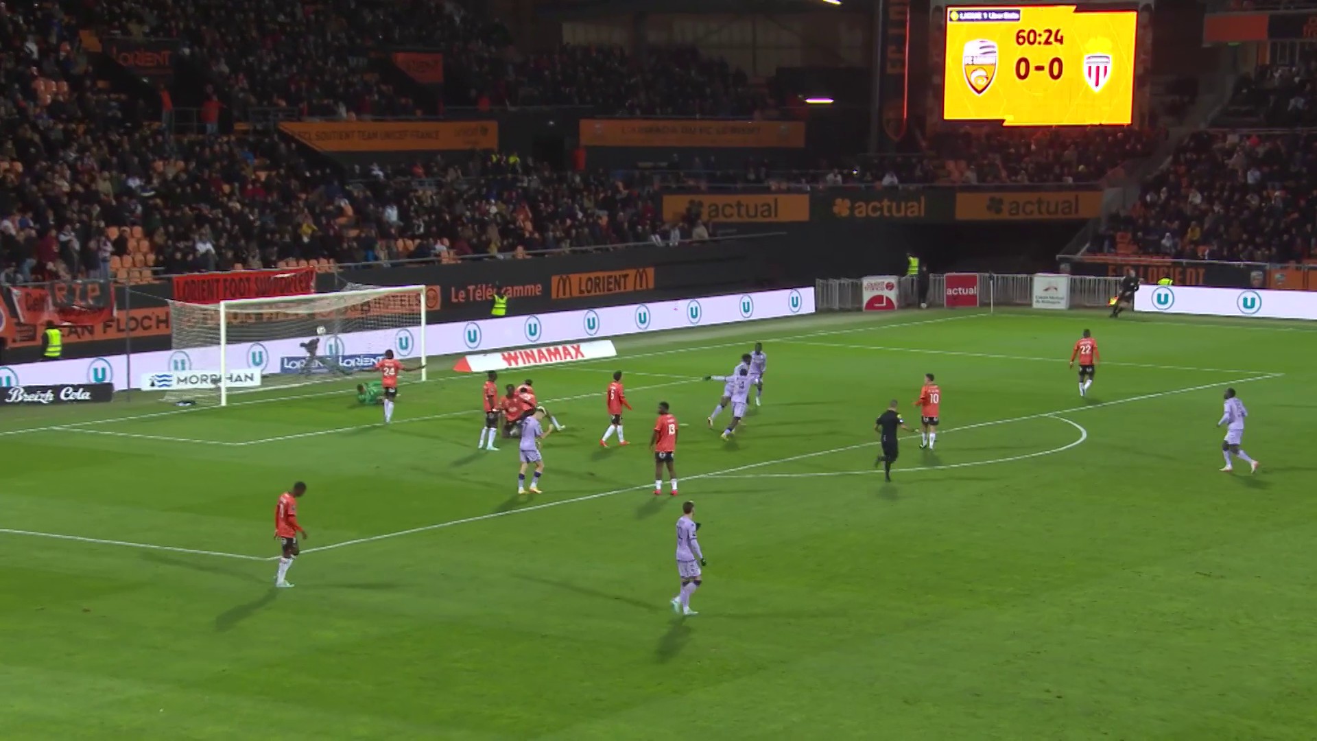 Lorient v Monaco