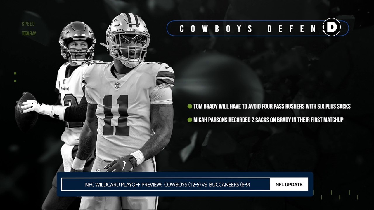 NFL Wildcard Playoff Preview  Dallas Cowboys (12-5) vs Tampa Bay