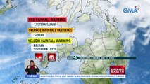 Rainfall warnings at advisory, nakataas ngayon sa ilang bahagi ng Visayas - Weather update today as of 7:22 a.m. (January 13, 2023) | UB