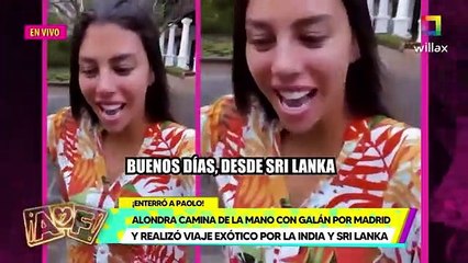 ALONDRA CAMINA DE LA MANO CON GALÁN POR MADRID Y REALIZA VIAJE EXÓTICO _