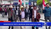 Cajamarca: ronderos de Chota se alistan para participar de marcha “La toma de Lima”