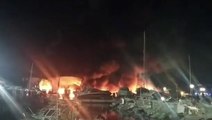 Blaze destroys dozens of superyachts in Marbella marina