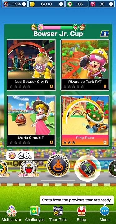 Mario Kart Tour: Peach vs Bowser Tour: Bowser Jr Cup