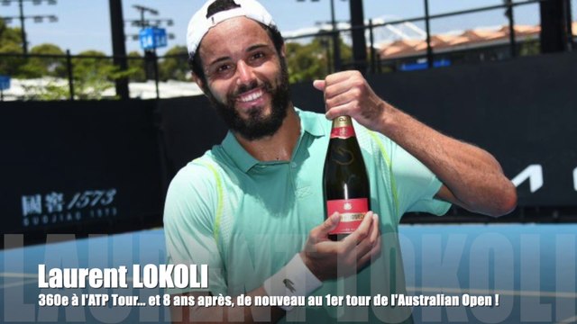 Open d'Australie 2023 - Laurent Lokoli au 1er tour de l'Australian Open : Je sais où je veux aller... et dire qu'il y a un an et demi, j'avais arrêté le tennis