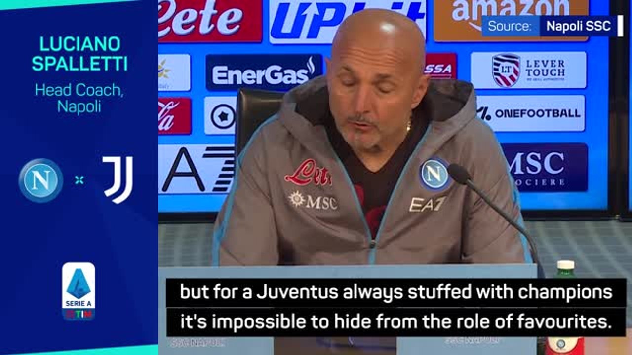 Spalletti says Juventus can't be considered 'underdogs'