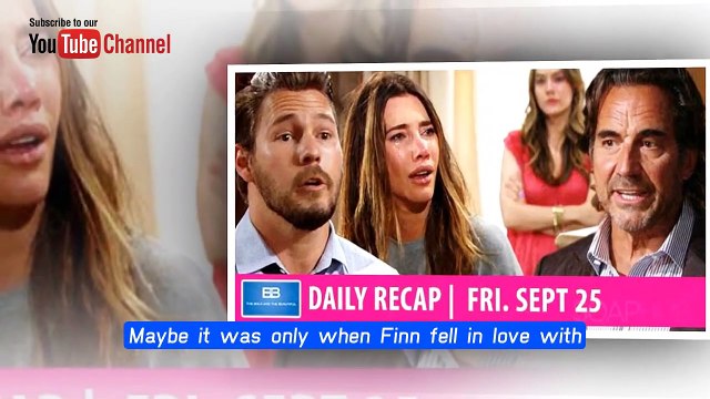 Finn divorces Steffy, wants to leave LA with Sheila forever CBS The Bold and the