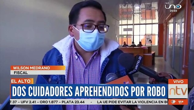 La policía intervino tres garajes de presuntos auteros en el distrito 8 de la ciudad de El Alto, dos personas fueron aprehendidas.
