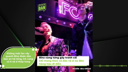 Không một fan vây quanh  Binz được dàn bảo an hộ tống,  trò cưng có 6 vệ sĩ tháp tùng | Điện Ảnh Net