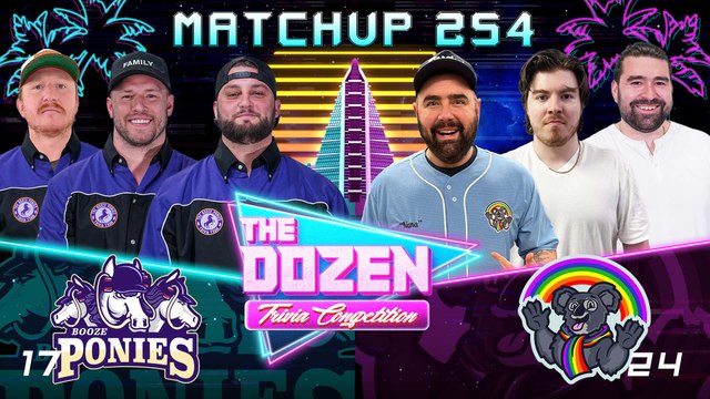 Chaotic Booze Ponies Look For First Win As They Add Feits (The Dozen, Match 254)