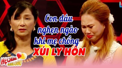 Con dâu KHÓC NẤC trên sóng truyền hình khi mẹ chồng XÚI LY HÔN, nguyên nhân khiến Quyền Linh BẤT NGỜ