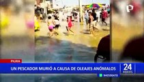Oleajes anómalos en Piura: bañistas siguen arriesgando sus vidas, pese a advertencias