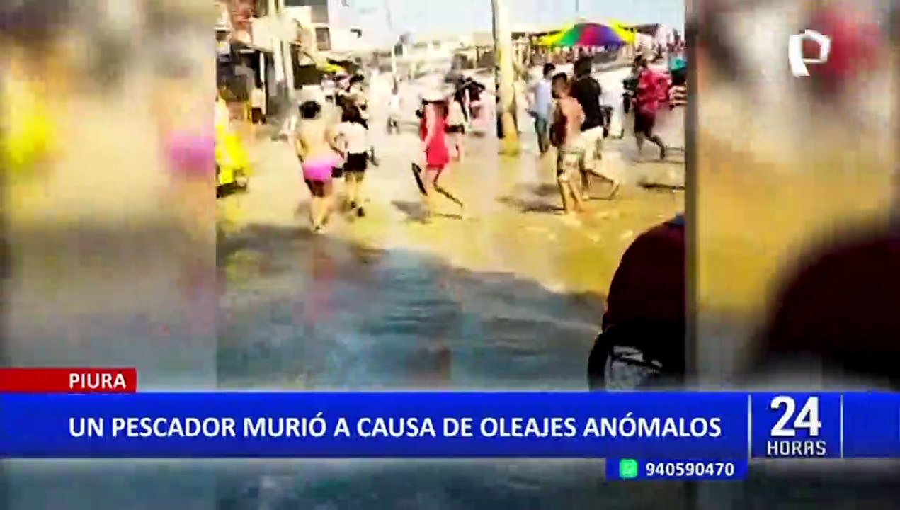 Oleajes anómalos en Piura: bañistas siguen arriesgando sus vidas, pese a advertencias