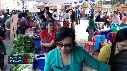 Jelang Kuningan, Pasar Murah Diserbu Warga