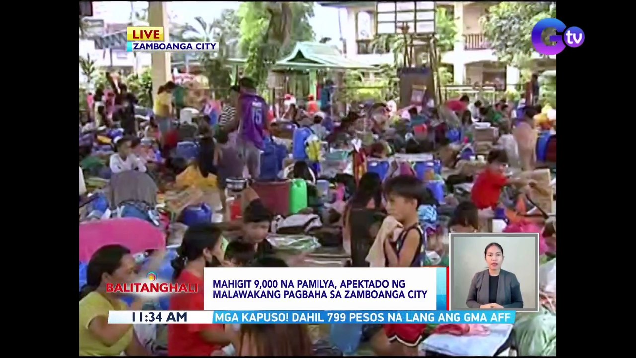 Mahigit 9,000 na pamilya, apektado ng malawakang pagbaha sa Zamboanga City | BT