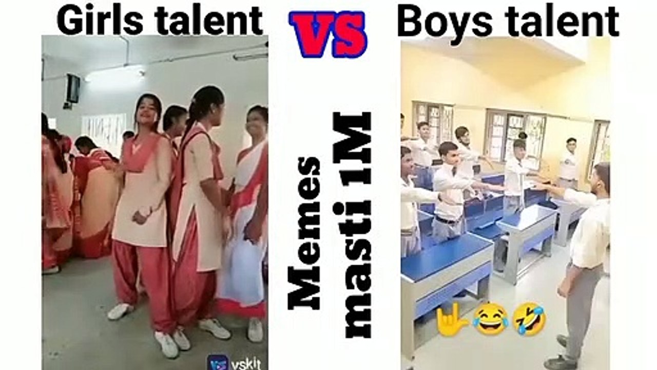 Girls talent vs boys talent in school funny memes #shortvideo  //  Girls Vs Boys / Girls Mind Vs Boys Mind Funny Vidoe // Girls Vs Boys Meme // Funny Meme // Viral Meme