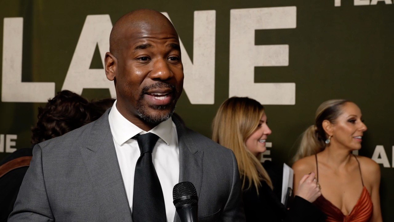 Plane Remi Adeleke NY Special Screening Premiere Interview