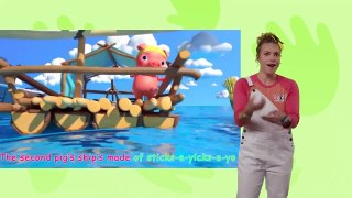Three Little Pigs + More Nursery Rhymes - MyGo! Sign Language For Kids - CoComelon - ASL