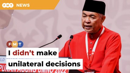 GE15 candidates, backing Anwar were not my call alone, says Zahid