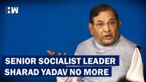 Headlines: Senior Socialist Leader Sharad Yadav Breathes His Last At the Age of 75 |