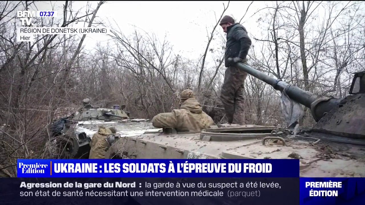 Guerre en Ukraine: les soldats à l'épreuve du froid