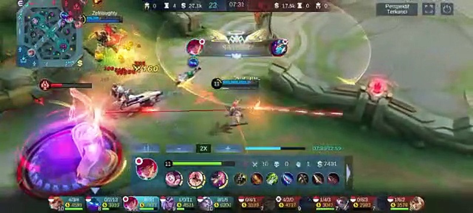 Betrik Savage berkali-kali GG Mobile Legends