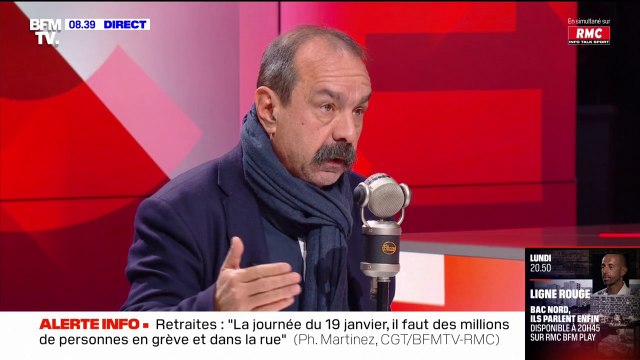 Pour Philippe Martinez, il faudrait que la réforme des retraites soit purement et simplement abandonnée pour renoncer aux mobilisations