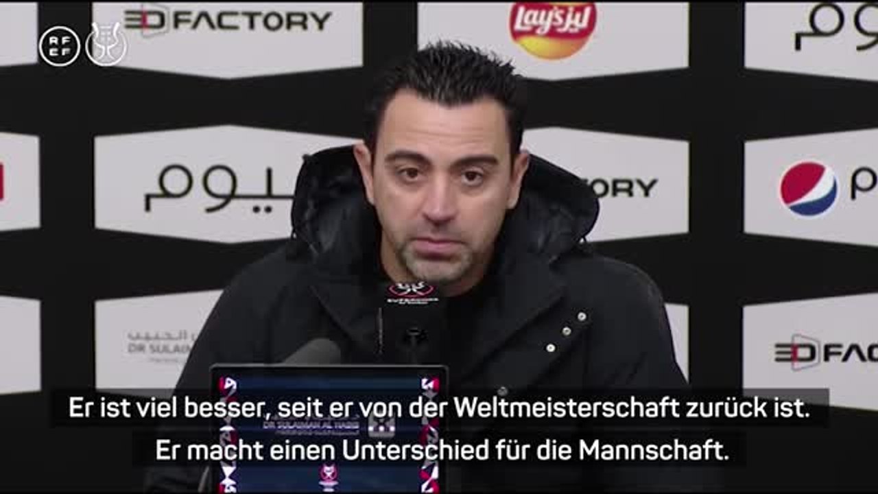 Xavi: "hätte fati früher aufstellen sollen"