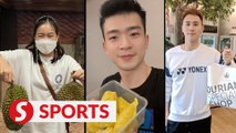 Badminton stars in Malaysia Open love durians