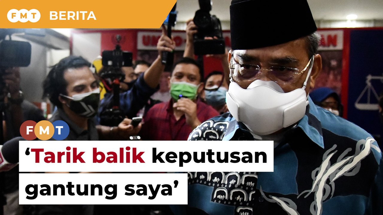 Tarik balik keputusan gantung saya, Tajuddin be...