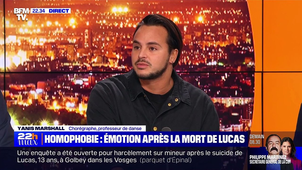Sur BFMTV, le chorégraphe Yanis Marshall évoque l'homophobie dont il a été victime