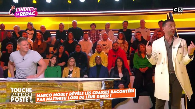 Marco Mouly règle ses comptes avec Matthieu Delormeau dans TPMP le jeudi 12 janvier 2023 sur C8