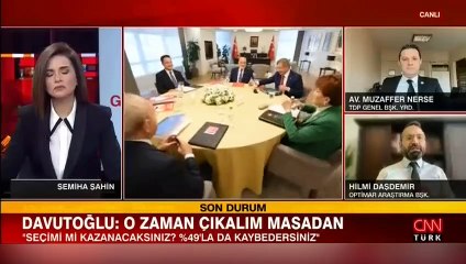 Davutoğlu'ndan yeni açıklama: O zaman çıkalım masadan