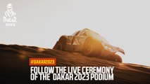 The Podium Ceremony of #Dakar2023