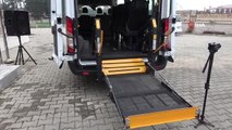 Engelli öğrenciler için tam donanımlı servis aracı