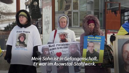 "Wo ist mein Kind?" Ukrainer hoffen auf Lebenszeichen von Kriegsgefangenen