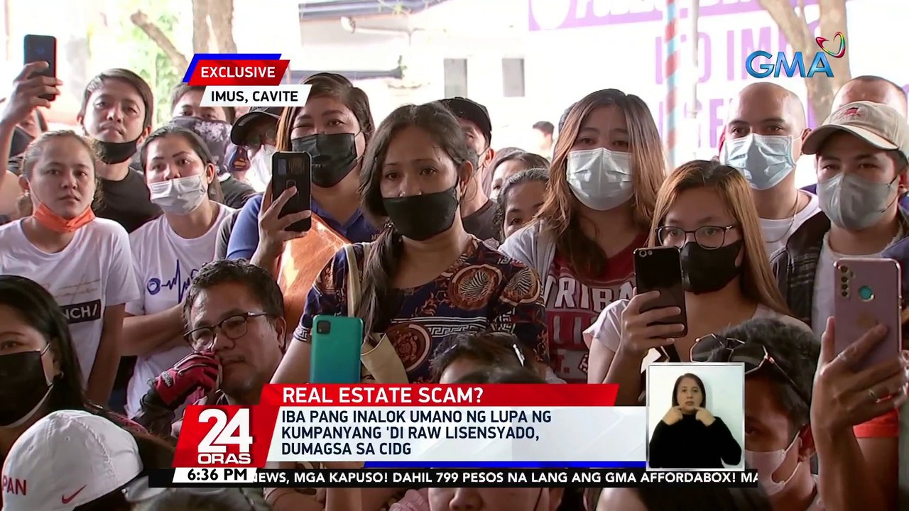Iba pang inalok umano ng lupa ng kumpanyang 'di raw lisensyado, dumagsa sa CIDG | 24 Oras
