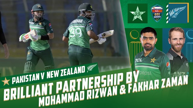 Brilliant Partnership By Mohammad Rizwan & Fakhar Zaman | Pakistan vs New Zealand | 3rd ODI | MZ2T