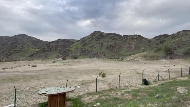 SUUDİ ARABİSTAN - Mekke'de yağışların ardından dağlar ve ovalar yeşile büründü